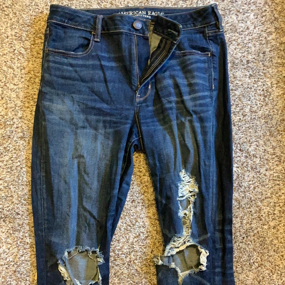american eagle skinny jeans size 14